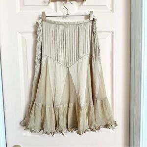 Banana republic silk tulip skirt